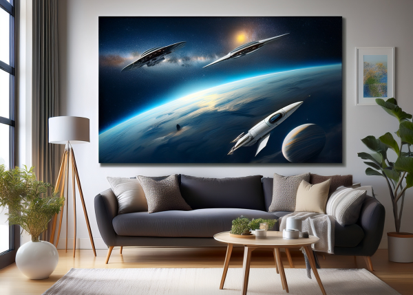 Tablouri canvas personalizate din propria fotografie sau imagini tematice (peisaje, portrete, astrale, flori, păsări, fractal...) - imagine 8