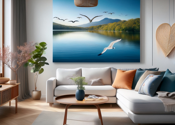 Tablouri canvas personalizate din propria fotografie sau imagini tematice (peisaje, portrete, astrale, flori, păsări, fractal...) - imagine 7