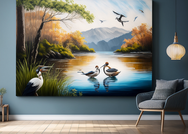 Tablouri canvas personalizate din propria fotografie sau imagini tematice (peisaje, portrete, astrale, flori, păsări, fractal...)